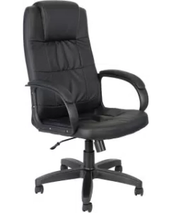 Купить Кресло ЯрКресло Кр81 ТГ ПЛАСТ ЭКО1 экокожа черная в E-mobi