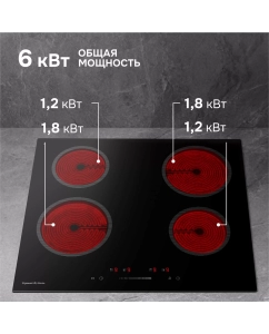 Купить Варочная панель электрическая Zigmund &amp; Shtain CN 52.6 B  в E-mobi