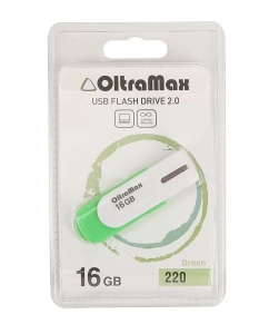 Купить Флешка Oltramax 220 16ГБ Green (220 OM-16GB-220-Green) в E-mobi