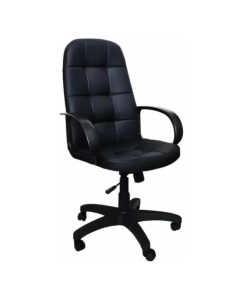 Купить Кресло офисное  ЯрКресло Кр45 ТГ Пласт Эко1 (экокожа черная) в E-mobi