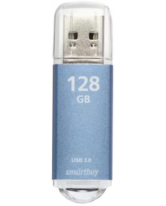 Купить Флешка SmartBuy V-Cut 128ГБ Cyan (SB128GBVC-B3)  в E-mobi
