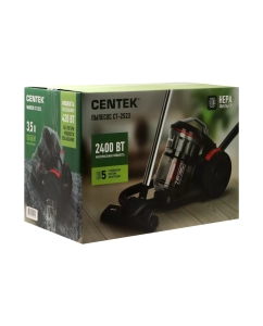 Купить Пылесос Centek CT-2523 черный, красный  в E-mobi