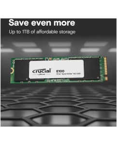 Купить Внутренний SSD-накопитель 480Gb Crucial E100 (CT480E100SSD8) M.2 2280 PCIe NVMe 4.0 x4  в E-mobi