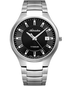 Купить Швейцарские титановые наручные часы Adriatica A8329.4116Q в E-mobi