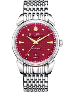 Купить Швейцарские механические наручные часы Cuervo y Sobrinos 3195B.1SR.BY в E-mobi