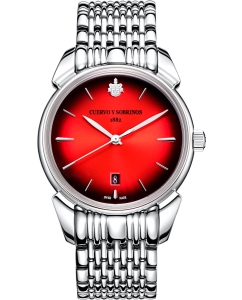 Купить Швейцарские механические наручные часы Cuervo y Sobrinos 3101B.1ASR в E-mobi