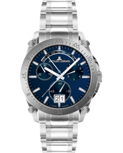 Купить Швейцарские наручные часы Jacques Lemans 1-2198E с хронографом в E-mobi