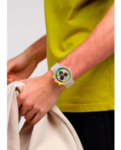 Купить Швейцарские наручные часы Swatch SB02K100 с хронографом  в E-mobi