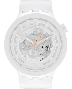 Купить Швейцарские керамические наручные часы Swatch SB03W100 в E-mobi