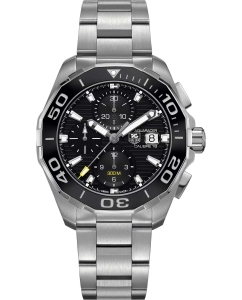 Купить Швейцарские механические наручные часы TAG Heuer Aquaracer CAY211A.BA0927 с хронографом в E-mobi