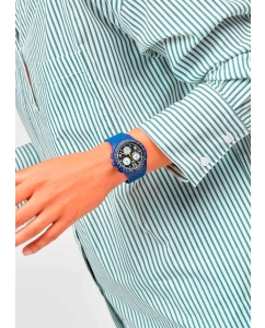 Купить Швейцарские наручные часы Swatch SUSN418 с хронографом  в E-mobi