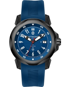 Купить Российские механические наручные часы ATTACHE MARINE-AUTO-BBLUE1 в E-mobi