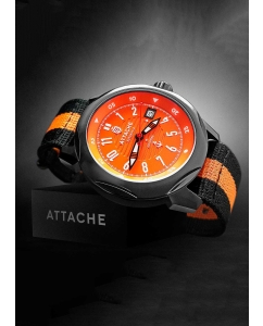 Купить Российские механические наручные часы ATTACHE MARINE-AUTO-BORANGE1  в E-mobi