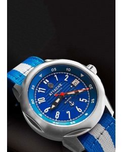 Купить Российские механические наручные часы ATTACHE MARINE-AUTO-SBLUE2  в E-mobi