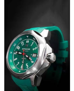 Купить Российские механические наручные часы ATTACHE MARINE-AUTO-SGREEN1  в E-mobi