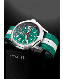 Купить Российские механические наручные часы ATTACHE MARINE-AUTO-SGREEN1  в E-mobi