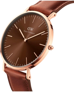 Купить Наручные часы Daniel Wellington Classic 40 St Mawes RG Amber  в E-mobi