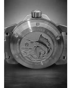 Купить Российские механические наручные часы ATTACHE MARINE-AUTO-SWHITE-BLUE2  в E-mobi