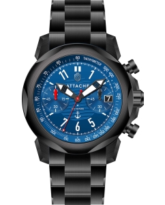 Купить Российские наручные часы ATTACHE MARINE-CHRONO-BBLUE2 с хронографом в E-mobi