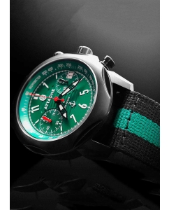 Купить Российские наручные часы ATTACHE MARINE-CHRONO-BGREEN1 с хронографом  в E-mobi