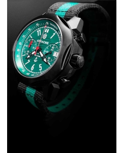 Купить Российские наручные часы ATTACHE MARINE-CHRONO-BGREEN1 с хронографом  в E-mobi