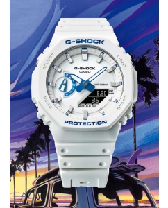 Купить Японские наручные часы Casio G-SHOCK GA-2100HDS-7A1 с хронографом  в E-mobi