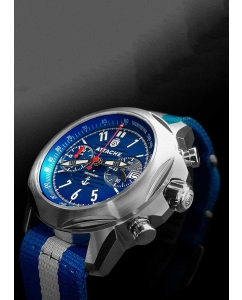 Купить Российские наручные часы ATTACHE MARINE-CHRONO-SBLUE1.1 с хронографом  в E-mobi