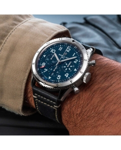 Купить Швейцарские механические наручные часы Breitling AB04451A1C1X1 с хронографом  в E-mobi