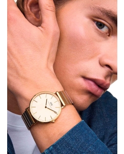 Купить Наручные часы Daniel Wellington Classic 40 Evergold Piano G Brushed Gold  в E-mobi
