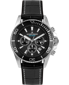 Купить Наручные часы Jacques Lemans 1-2206A с хронографом в E-mobi