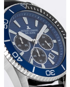 Купить Наручные часы Jacques Lemans 1-2206B с хронографом  в E-mobi