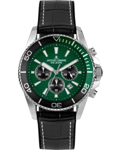 Купить Наручные часы Jacques Lemans 1-2206C с хронографом в E-mobi