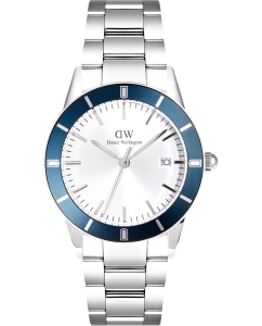 Купить Наручные часы Daniel Wellington Iconic Paradigma 40 Link White Sunray Blue Bezel S в E-mobi
