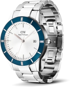 Купить Наручные часы Daniel Wellington Iconic Paradigma 40 Link White Sunray Blue Bezel S  в E-mobi