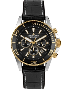 Купить Наручные часы Jacques Lemans 1-2206F с хронографом в E-mobi