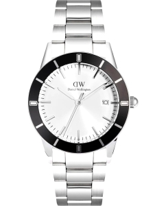 Купить Наручные часы Daniel Wellington Iconic Paradigma 40 Link White Sunray Black Bezel S в E-mobi