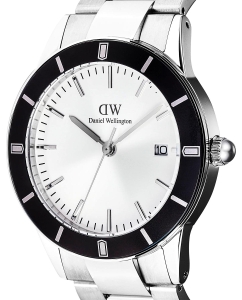 Купить Наручные часы Daniel Wellington Iconic Paradigma 40 Link White Sunray Black Bezel S  в E-mobi