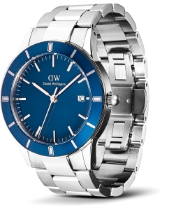 Купить Наручные часы Daniel Wellington Iconic Paradigma 40 Link Blue Enamel Blue Bezel S  в E-mobi