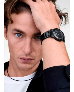 Купить Наручные часы Daniel Wellington Iconic Paradigma 40 Link Black Enamel Black Bezel B  в E-mobi