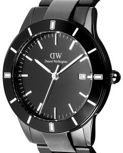 Купить Наручные часы Daniel Wellington Iconic Paradigma 40 Link Black Enamel Black Bezel B  в E-mobi