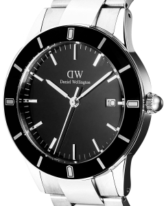 Купить Наручные часы Daniel Wellington Iconic Paradigma 40 Link Black Enamel Black Bezel S  в E-mobi