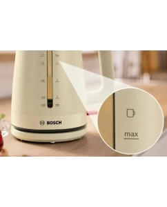 Купить Чайник электрический Bosch TWK3M127 1.7 л бежевый; белый  в E-mobi
