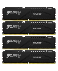 Купить Оперативная память Kingston Fury Beast (KF556C40BBK4-64), DDR5 4x16Gb, 5600MHz  в E-mobi