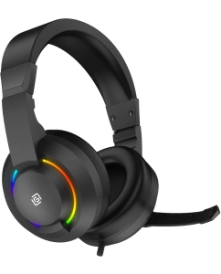 Купить Наушники накладные Оклик HS-L315G USB с микрофоном чёрные в E-mobi