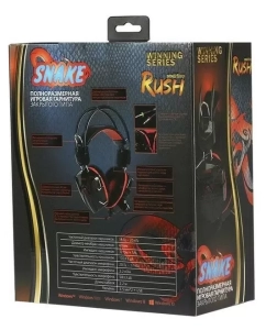 Купить Игровые наушники Smartbuy RUSH Snake SBHG-1300 черный, красный  в E-mobi