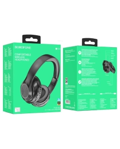 Купить Накладные наушники BOROFONE BO24, черный  в E-mobi