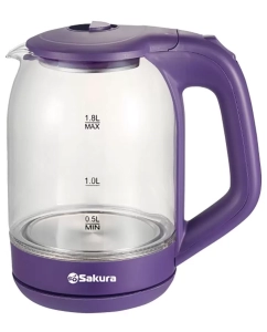 Купить Чайник электрический SAKURA SA-2736V 1.8 л фиолетовый в E-mobi