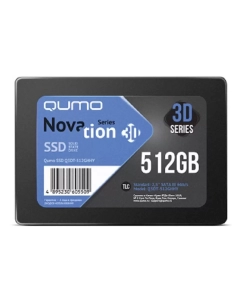 Купить SSD-накопитель QUMO 512GB QM Novation Q3DT-512GHHY {SATA3.0} в E-mobi