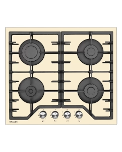 Купить Встраиваемая варочная панель газовая Graude GS 60.1 C бежевый в E-mobi