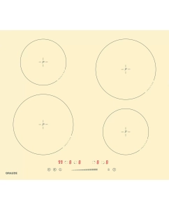 Купить Встраиваемая варочная панель индукционная Graude IK 60.0 AC бежевый в E-mobi